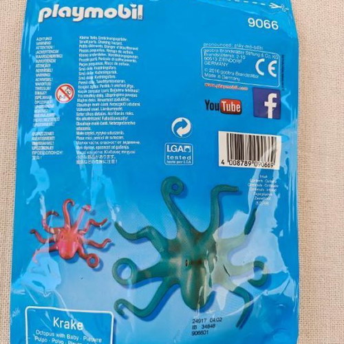 Playmobil Sea Animal Fence, Octopus & Swordfish Sets New