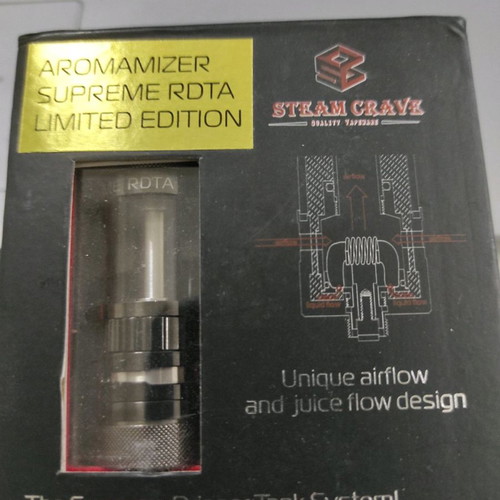 Aromamizer Supreme RDTA Limited Edition black/gold, 4ml+7ml, with postless deck
