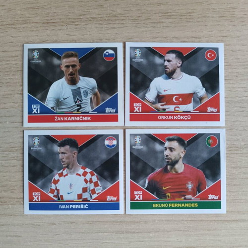 Euro 2024 topps sticker collection new