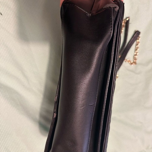 Love Moschino shoulder bag large used with wear, black
