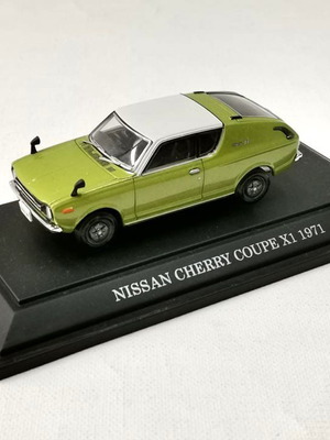 Nissan Cherry Coupe X1 1971 diecast model car like new