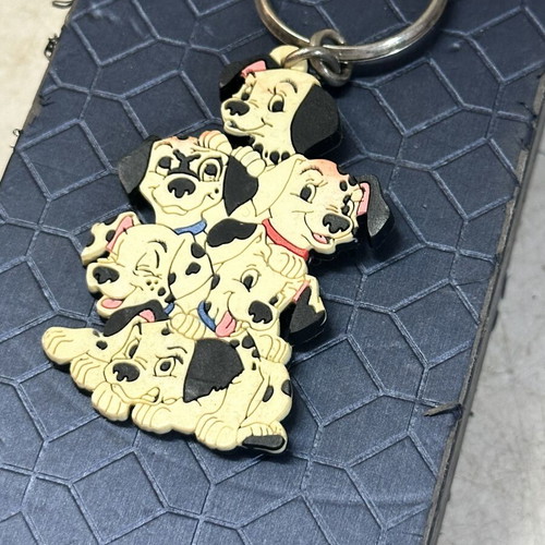 Disney 101 Dalmatians Applause keychain used, collectible PVC 7x4.5 cm