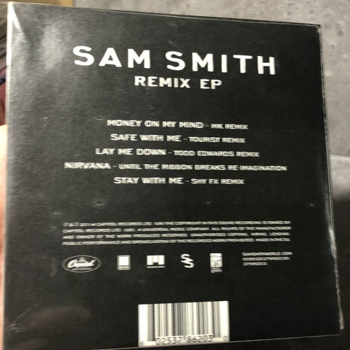 Sam Smith Remix EP 5 Track CD Single like new