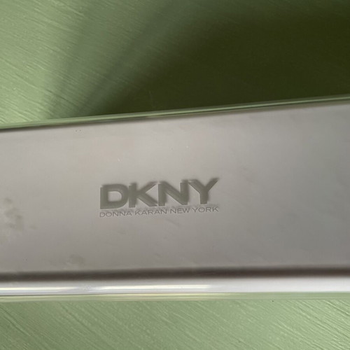 Donna Karan Sunglasses Case used, white velvet interior