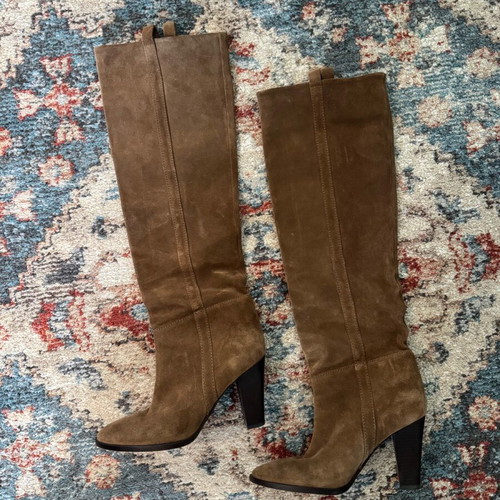 Massimo Dutti brown boots size 38 like new