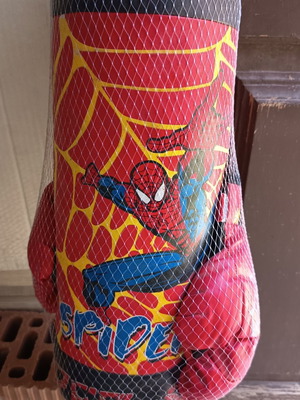 Σάκος box Spaiderman με γάντια για παιδί, καινούργιο