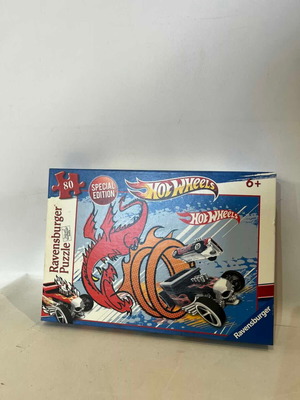 Παζλ HotWheels Ravensburger μεταχειρισμένο, 80 κομμάτια