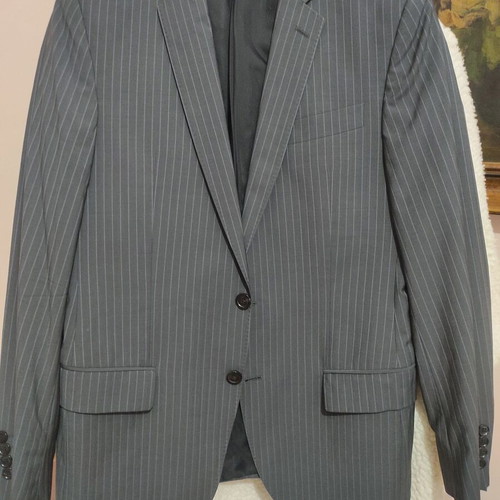 Cerruti 1881 men's jacket gray silver like new