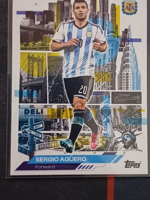 Topps Argentina Team Set 2026 Sergio Agüero AFA in the Apple #45 like new