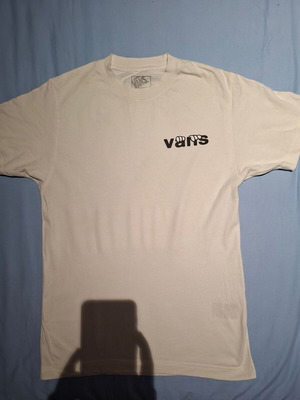 Vans t-shirt, men's, white, size S