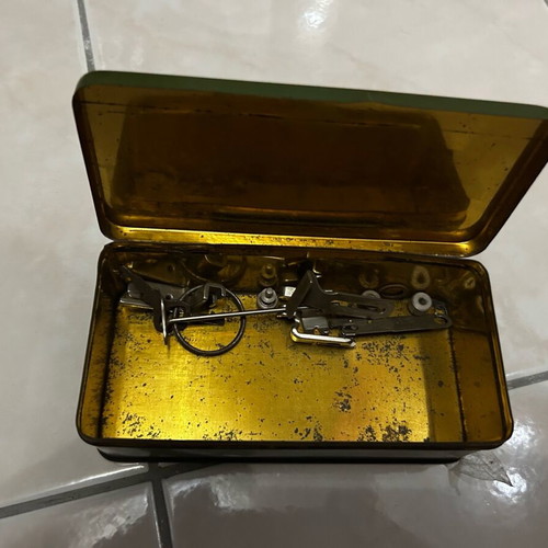Collectible metal box used