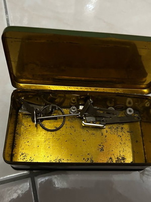 Collectible metal box used