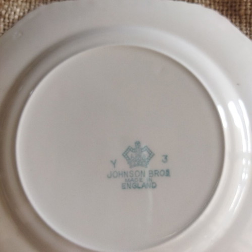 Jonson Bros England vintage set of 6 Fragonard plates like new