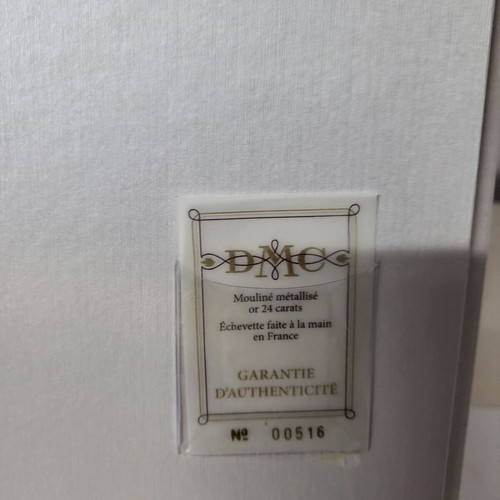 DMC gold mouliné new, limited edition 24 karat embroidery thread
