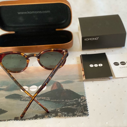 Komono The Lulu sunglasses new, brown, vintage style