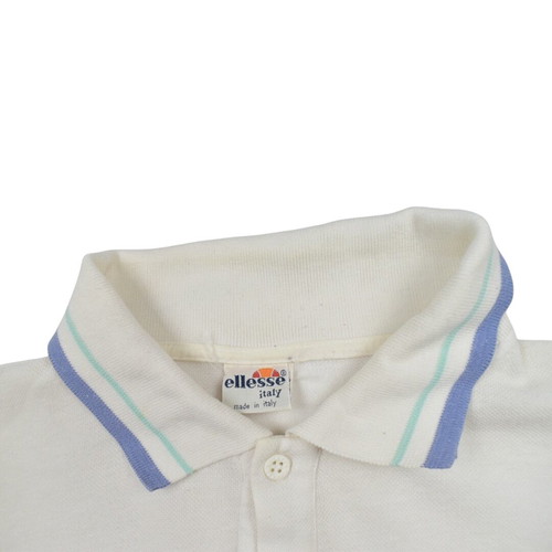 Ellesse vintage boxy fit tennis polo shirt used, size XL for women