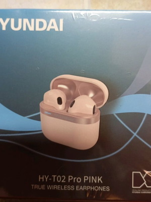 Hyundai HY-T02 Pro Pink Ασύρματα ακουστικά νέα