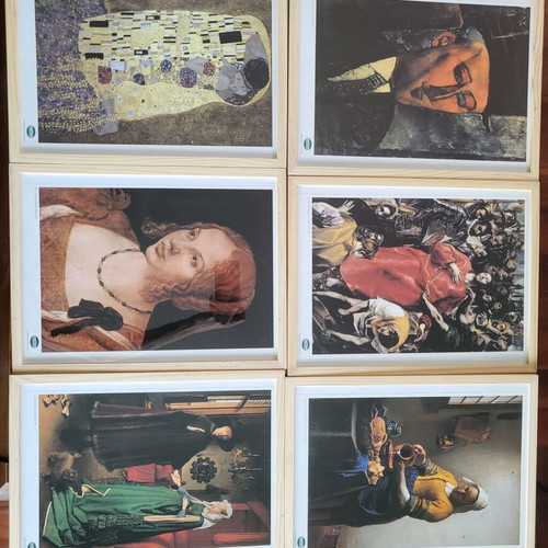 Classic art prints 25 new 41×32cm wood plastic frames