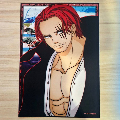 One Piece Shanks handmade poster made to order