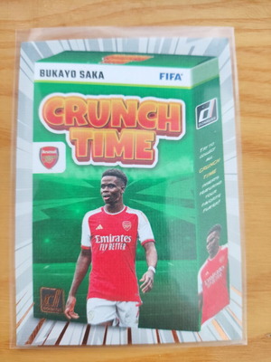 Panini Donruss Crunch Time Bukayo Saka Arsenal card like new