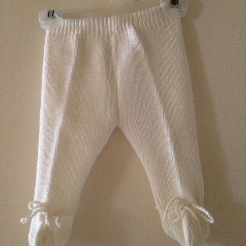 Baby knitted set jacket and pants 90s used