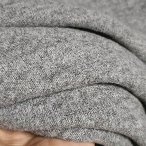 Long cozy knitted skirt Pull & Bear new, gray, size M