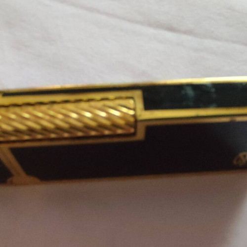 vintage Auto-rollalite black lacquer & metal