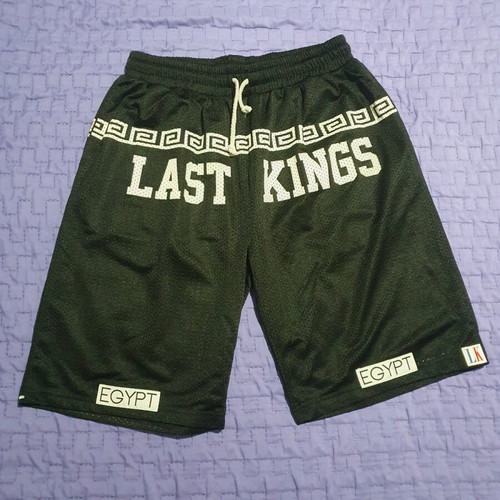 Last Kings shorts like new, black with white details, XL