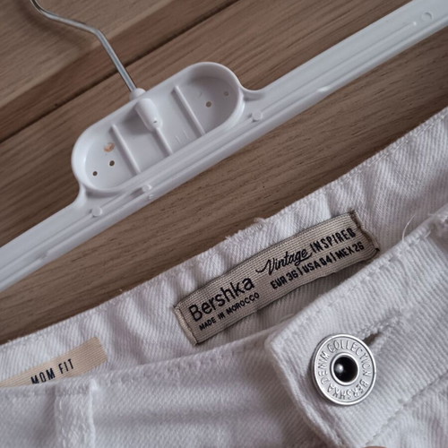 Bershka white women's jeans like new, size S