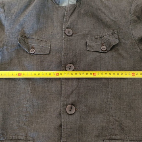 Mens Linen Blazer Free Wave grey size Small like new