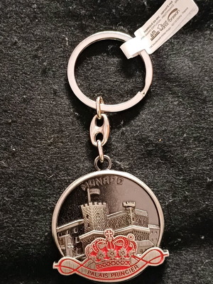 Μπρελόκ Monaco καινούργιο, ασημί από το πριγκιπάτο