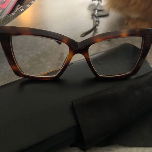 Saint Laurent glasses with presbyopia lenses like new, brown