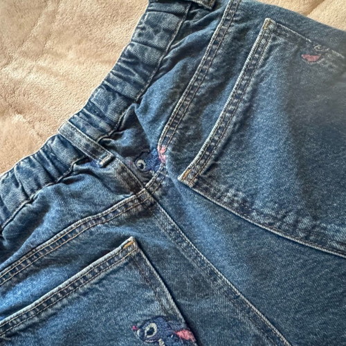 Zara kids' jeans with Stich used, size 11-12 years