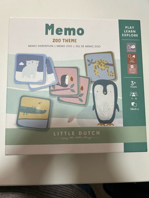 Little Dutch memo zoo theme game new