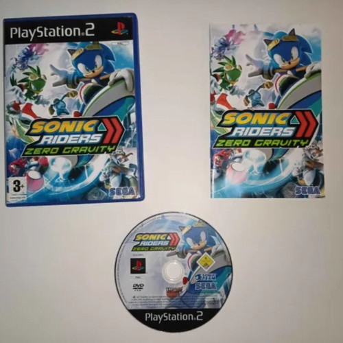 Sonic Riders Zero Gravity PS2 game used, complete in box