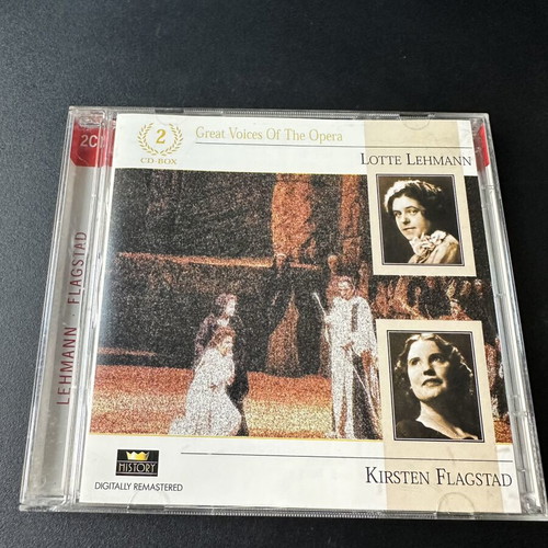 Great Voices of the Opera 2 CD collection with Lotte Lehmann and Kirsten Flagstad