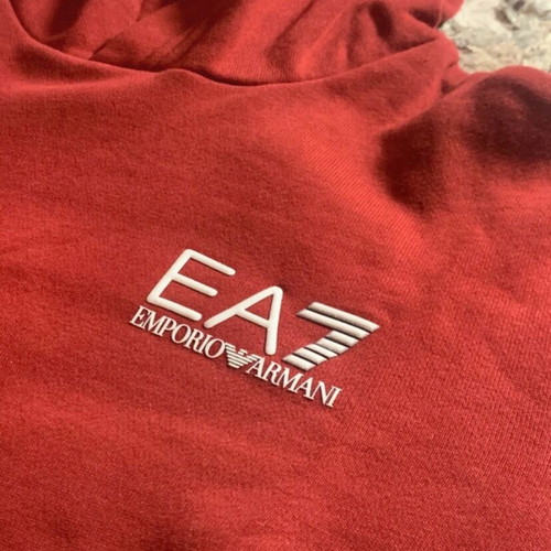 Emporio Armani hoodie new, red, size 140 cm for 10 years old