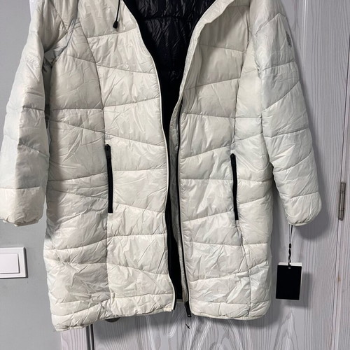 DKNY long jacket new, white, size L
