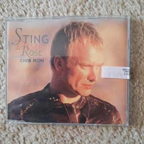 Sting Featuring Cheb Mami Desert Rose CD single used