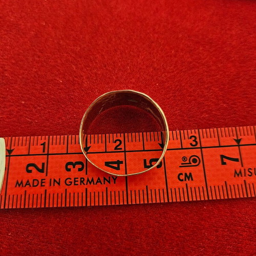 925 silver ring used, handmade, from India