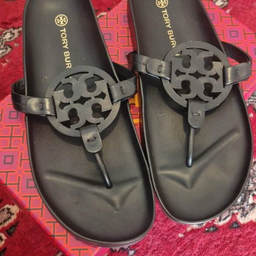 Tory Burch sandals like new, size 42, black