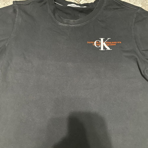 Calvin Klein Jeans T-shirt used, size M, black