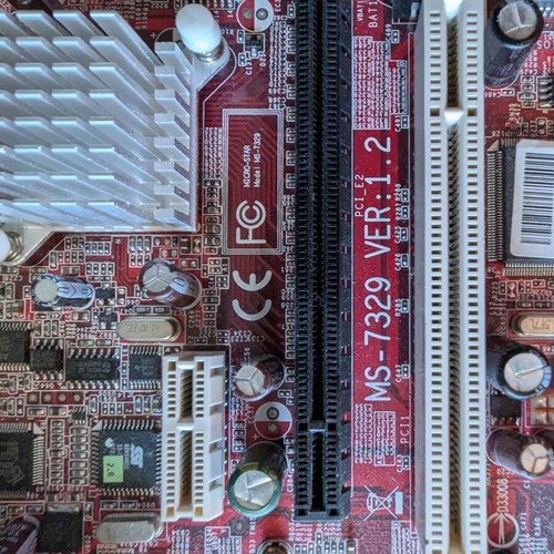 MSI MS-7329 motherboard with daughterboards used from HTPC MSI Media Live MS-6421