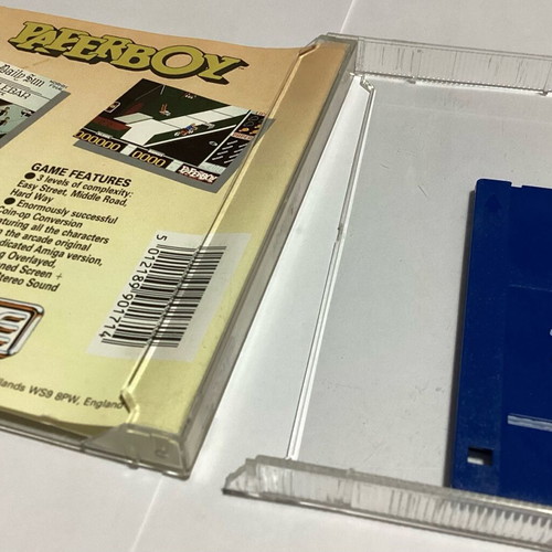 Amiga-Paperboy used, big jewel case with crack in case