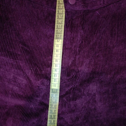 NA-KD Burgundy Plum Corduroy Pants Like New