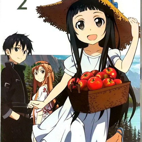 Sword Art Online DVD parts 1 and 2 used, English subtitles