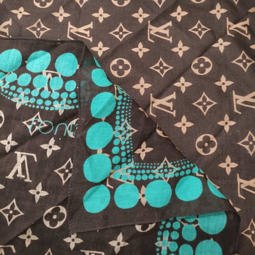 Louis Vuitton x Yayoi Kusama cotton scarf like new