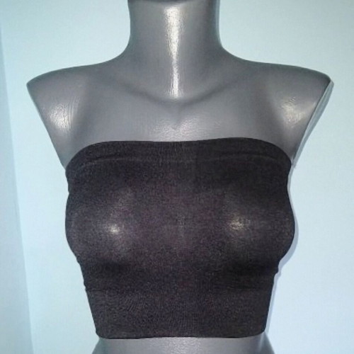 Seamless Bustier Bra like new, postural corrector, black