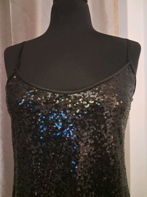 Paranoia dress with sequins black like new