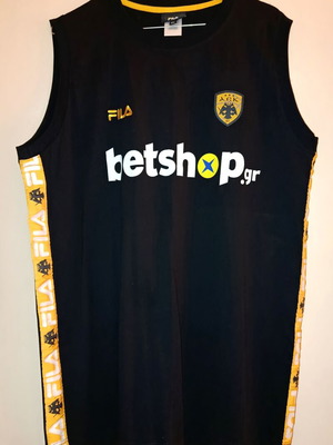 Φανέλα προπόνησης ΑΕΚ μπάσκετ matchworn/issue 2020-2021 μέγεθος XL σαν καινούργιο